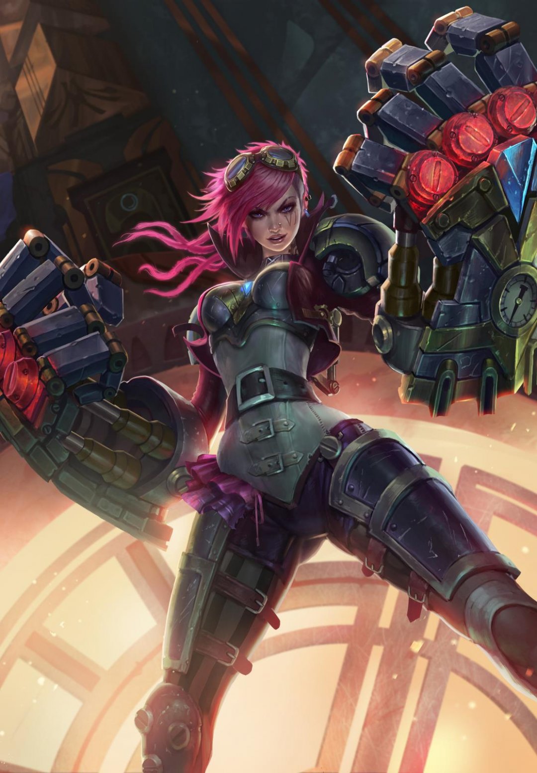 英雄联盟蔚：铁拳与正义的化身  